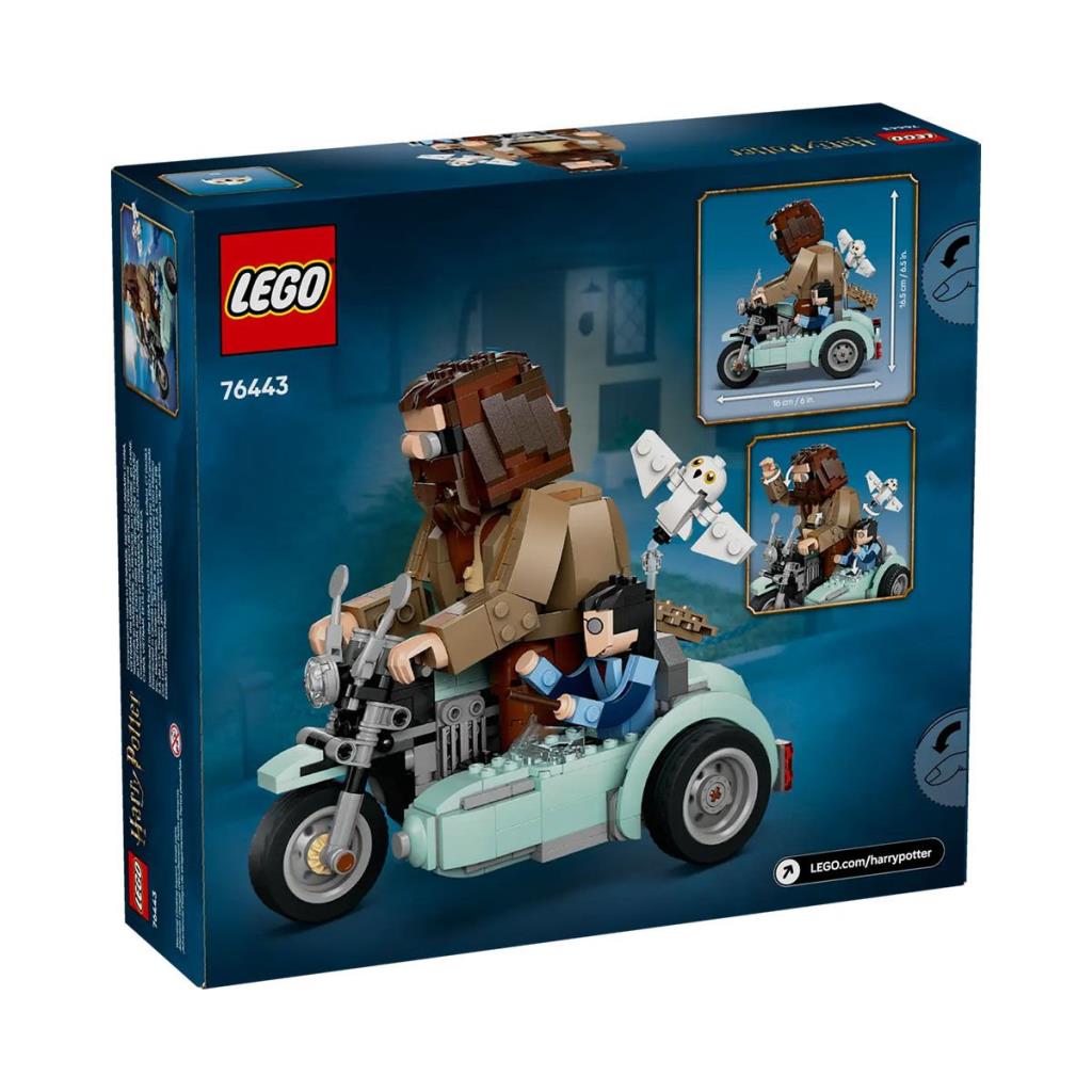 Nessiworld 76443 Lego Harry Potter-Hagrid and Harry's Motorcycle Journey 617 pieces +9 years old