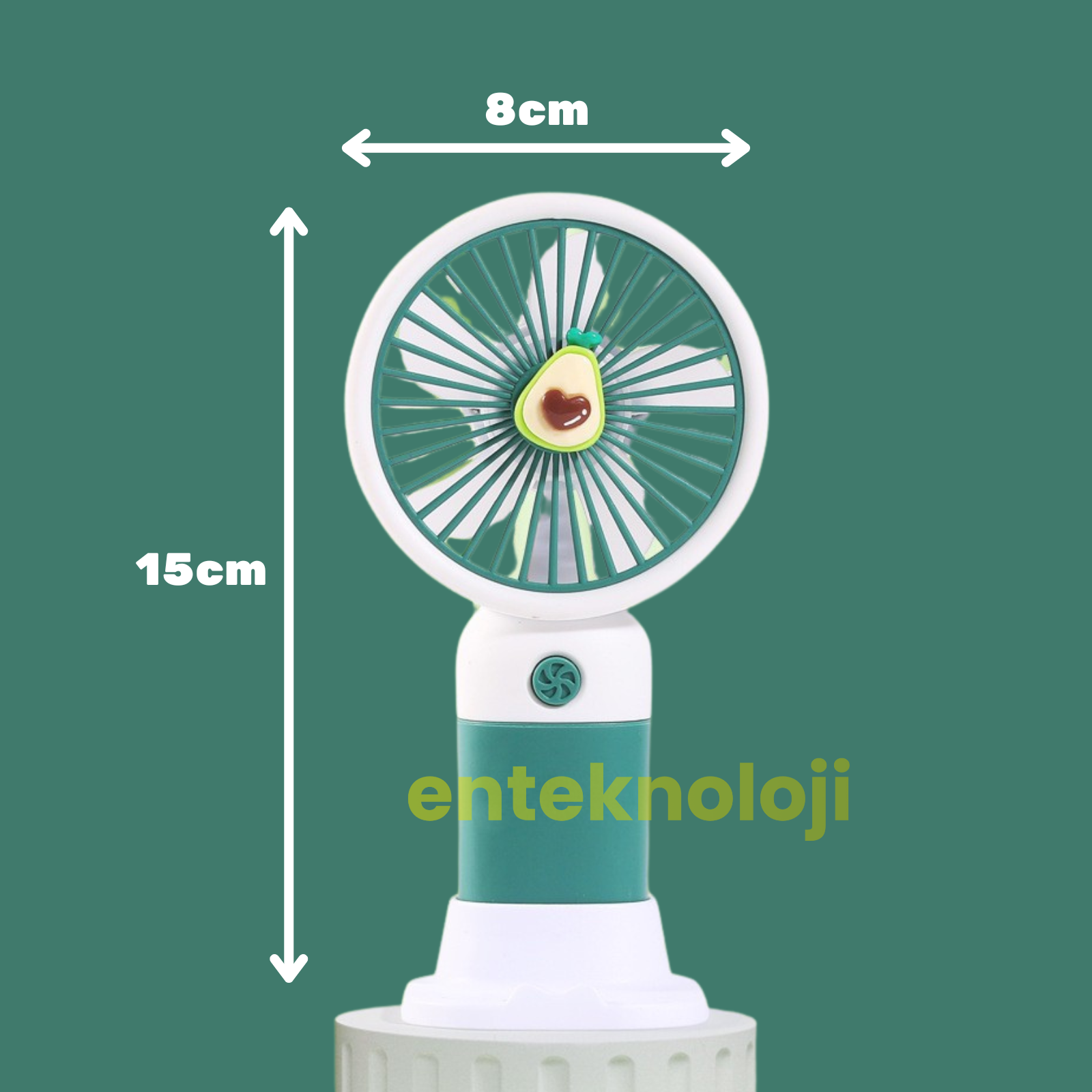Meyve Emojili Mini El Fanı - MeanYou