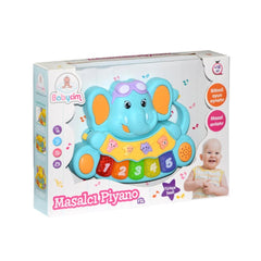 NessiWorld 855-31A-24 Birliktoys, Babycim Storyteller Piano-Elephant
