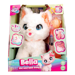 Nessiworld 90773 Animated and Sound Cute Plush Cat Bella -Sunman
