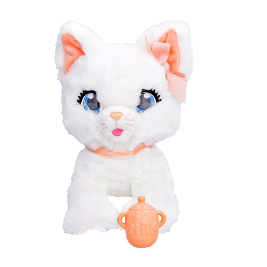 Nessiworld 90773 Animated and Sound Cute Plush Cat Bella -Sunman