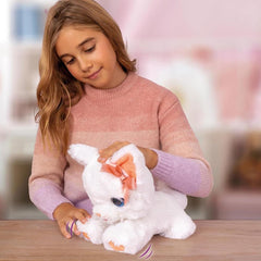 Nessiworld 90773 Animated and Sound Cute Plush Cat Bella -Sunman