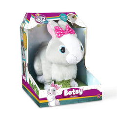 Nessiworld 9586 Lapin en peluche sonore et animé Betsy - Sunman