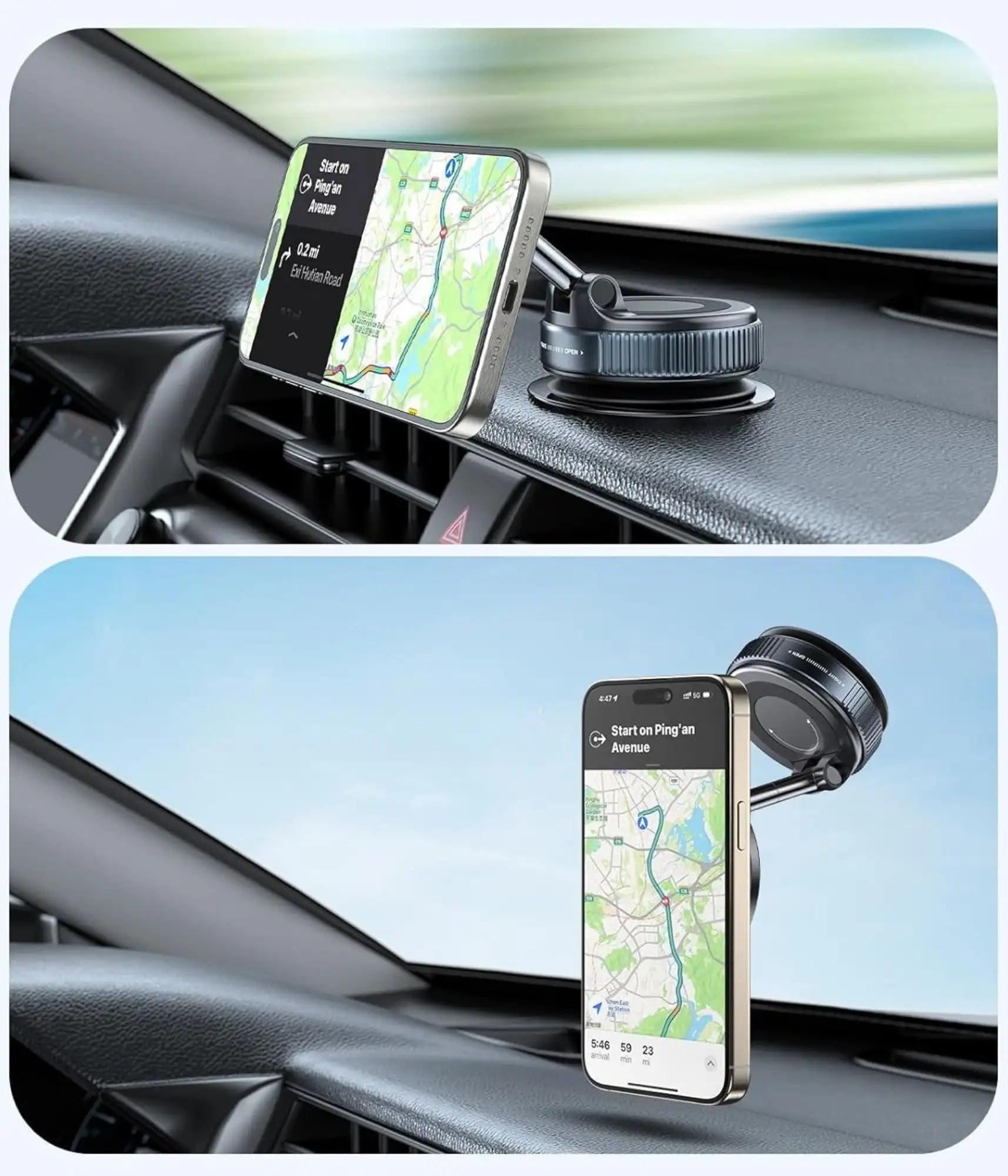 Ultra Strong Vacuum Magnetic Phone Holder