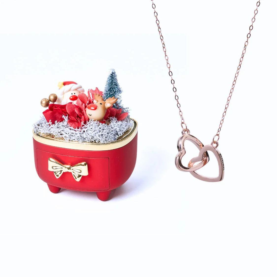 Meanyou Eternal Christmas Box and Personalized Necklace