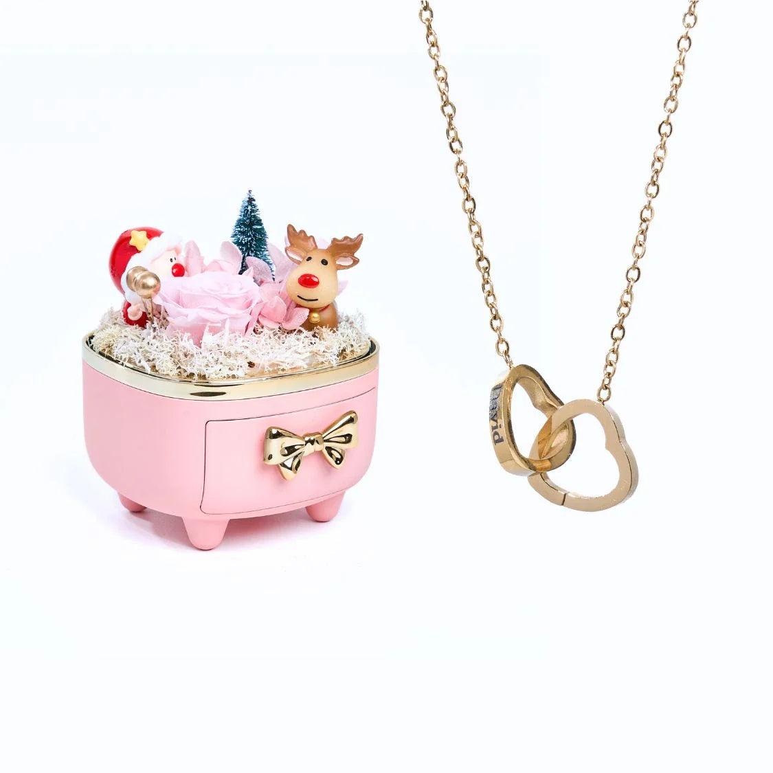Meanyou Eternal Christmas Box and Personalized Necklace