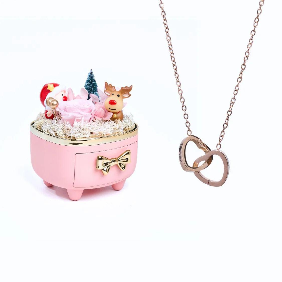 Meanyou Eternal Christmas Box and Personalized Necklace