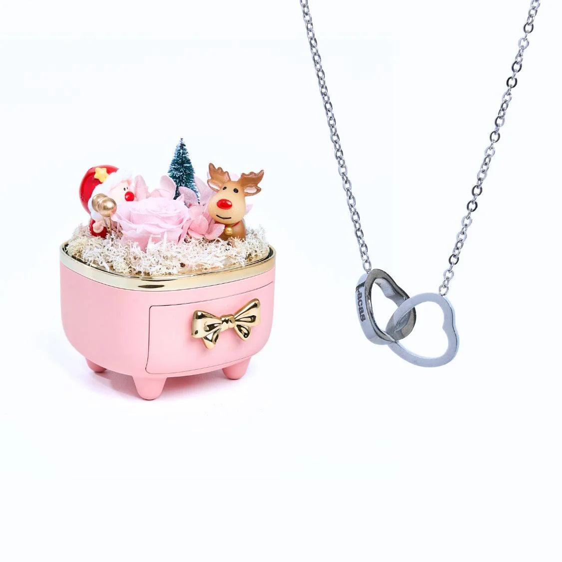 Meanyou Eternal Christmas Box and Personalized Necklace