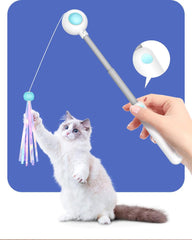 Paw Portal Geri Çekilebilir Esnek Kedi Değnek Oyuncağı