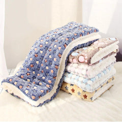 Paw Portal Thickened Fleece Pet Bed