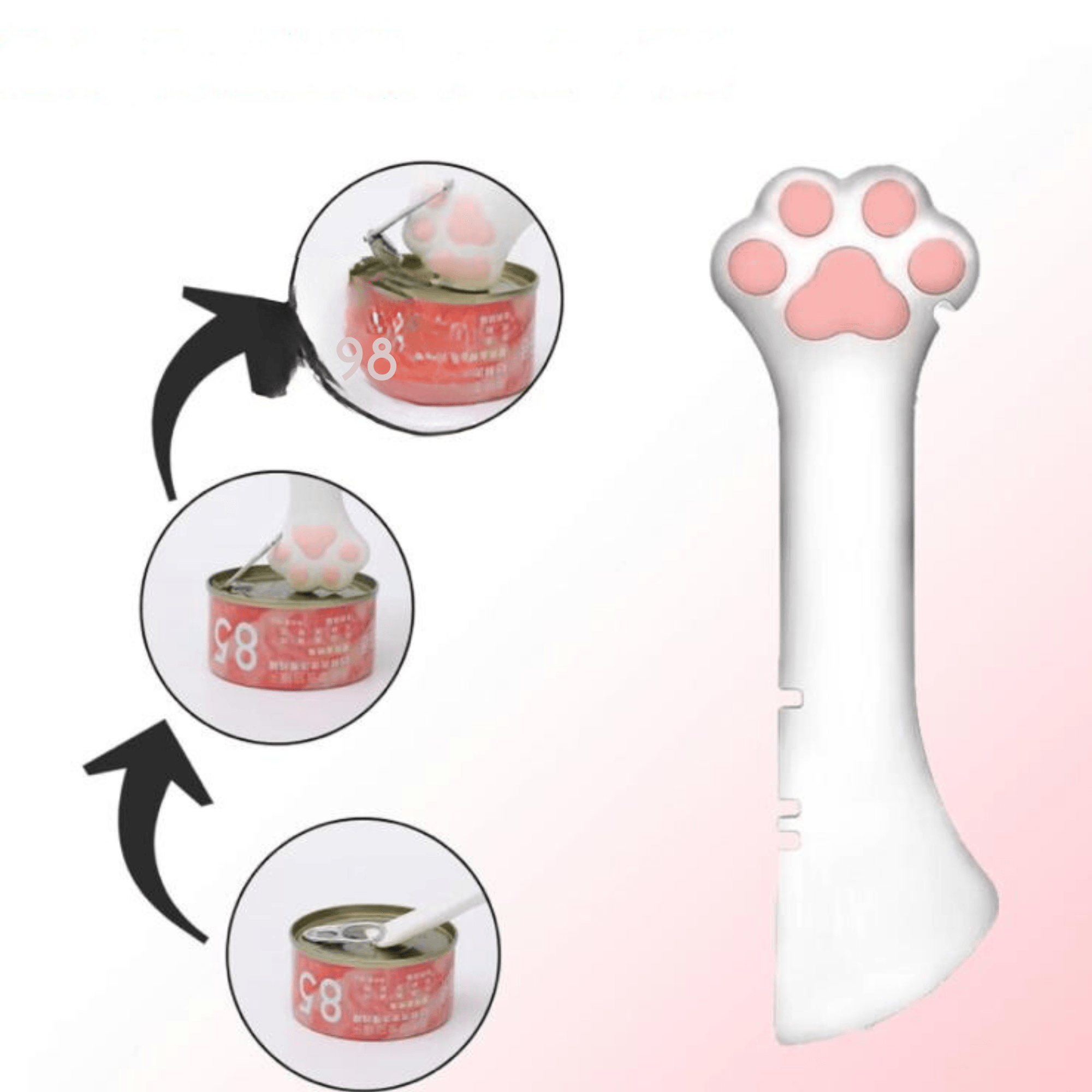 Paw Portal Can Opener &amp; Vacuum Protective Lid Set