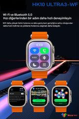 Meanyou Akıllı Kol Saati Watch HK 10 Ultra 3 WiFi