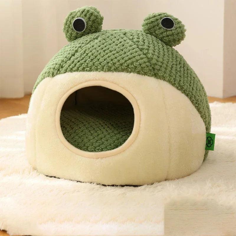 Paw Portal Frog Cat Bed - 3 Options 
