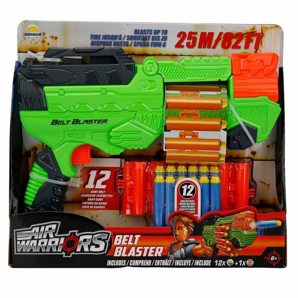 NessiWorld Air Warriors Belt Blaster Sponge Dart Shooting Toy