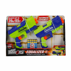 Nessiworld Air Warriors Equalizer 10 Bullet 2-Pack Sponge Dart Shooting Gun 21 cm