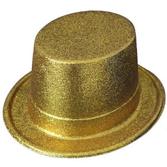 NessiWorld Gold Color Long Plastic Glitter Party Hat