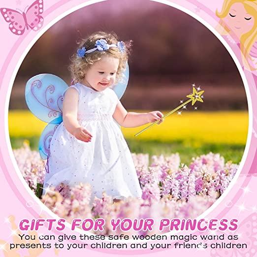 Nessiworld Gold Color Star Fairy Wand Fairy Wand 34 cm 1 Piece