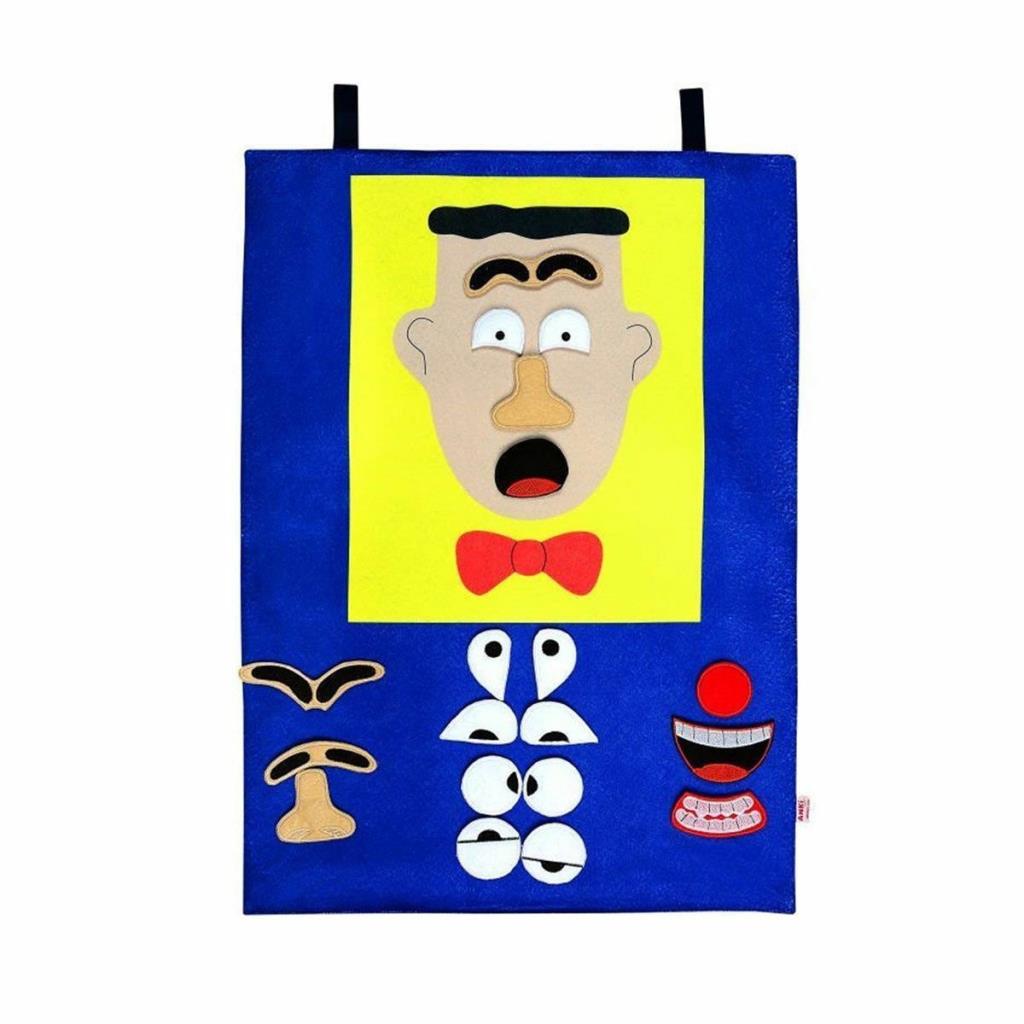 AND-5123 Velcro Board Facial Expressions Male