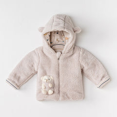 Nessiworld AC24098 Let S Love Nature Welsoft Bebe Coat Stone