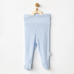 Nessiworld AC24706 Jacquard Footed Baby Pants Blue