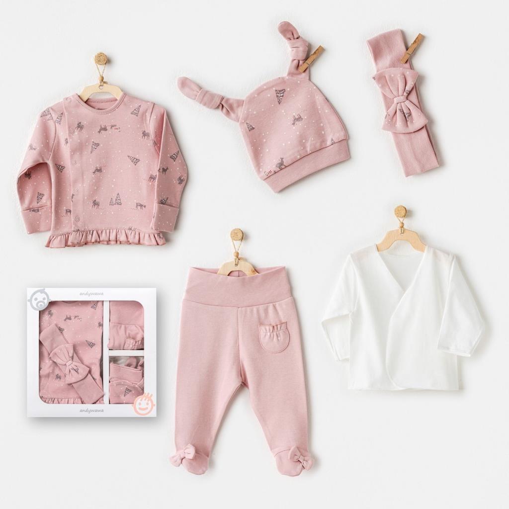 Nessiworld Andywawa AC25040 Puppy Gazelle 5'li Hospital Exit Pink