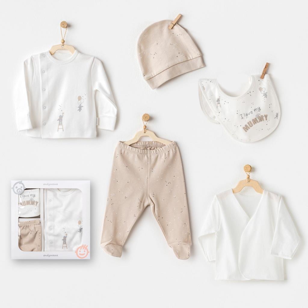 Nessiworld Andywawa AC25060 Happy Everyday 5'li Hospital Exit Beige