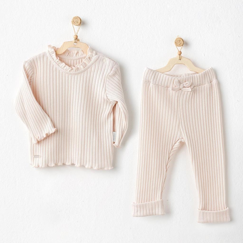 Nessiworld Andywawa AC25093 Sweet Penguin 2-Piece Baby Set Ecru