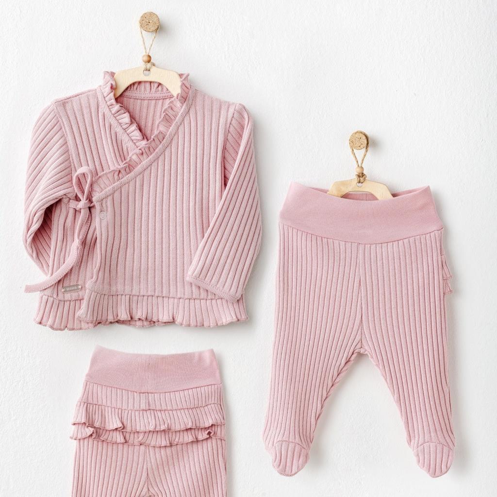 Nessiworld Andywawa AC25094 Sweet Penguin 2-Piece Baby Set Pink