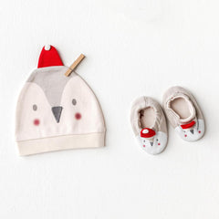 Nessiworld Andywawa AC25348 Penguin Baby Hat Set Ecru