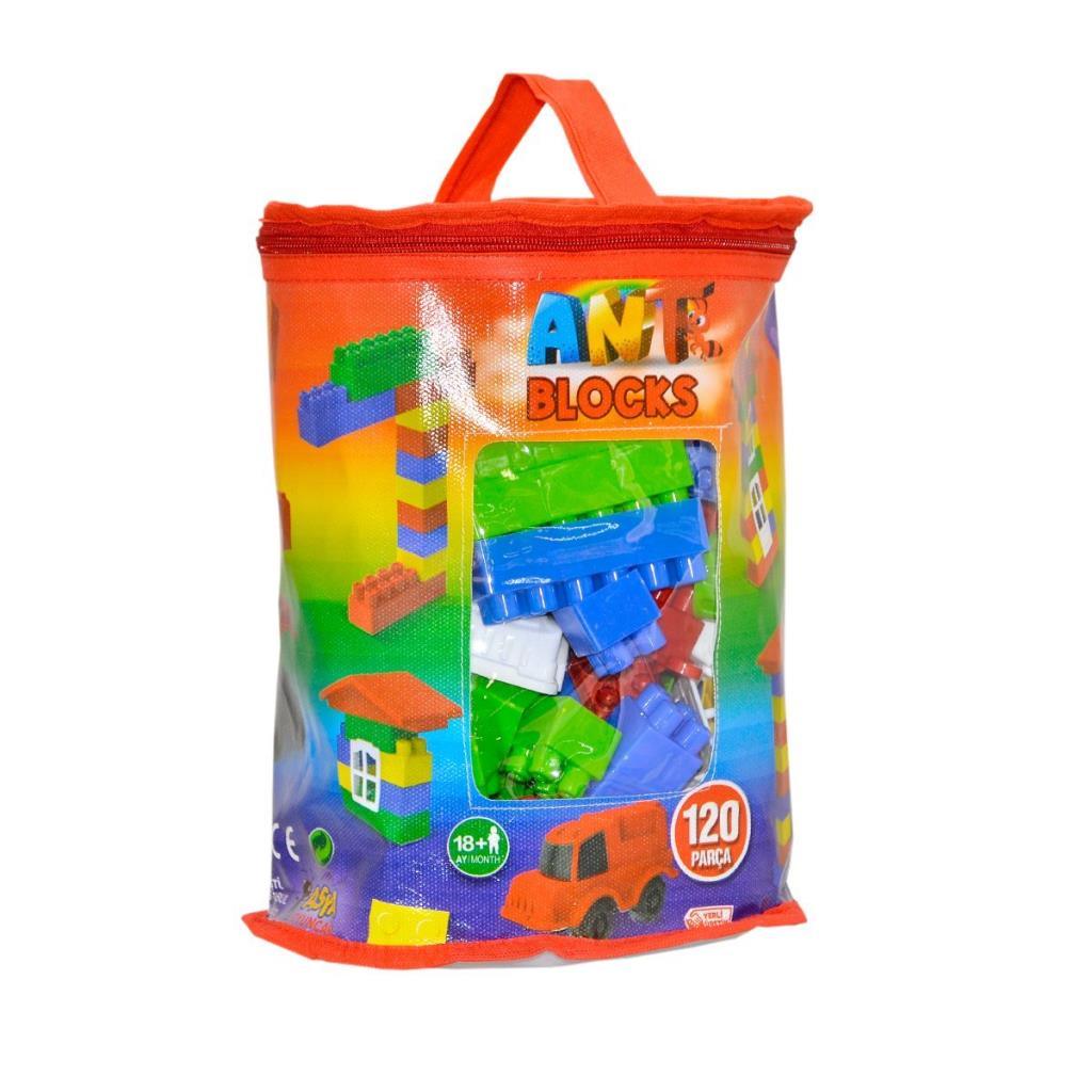 ANT121 Ant Blocks 120 Piece Block Set with Bag