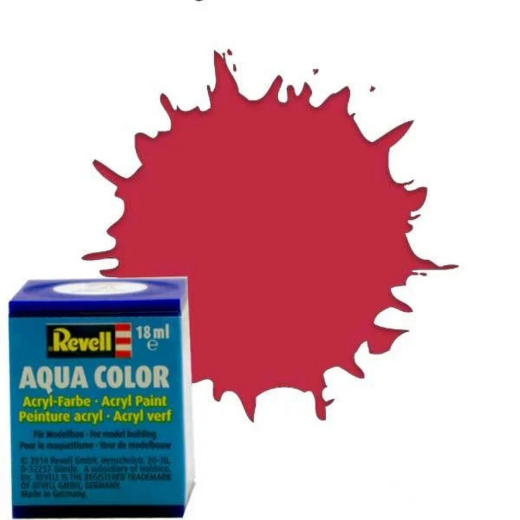 NessiWorld Aqua Color Carmine Red - Matte Paint - 18 ml