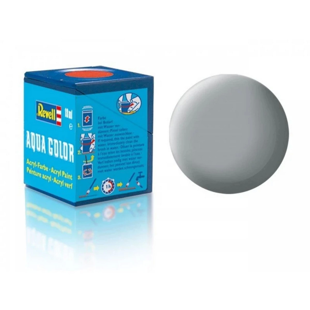 NessiWorld Aqua Color Light Gray - Matte Paint - 18 ml