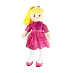 Poupée de chiffon AY950C avec robe brillante 50 cm - Vardem