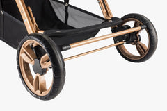 Baby Care 65 Capron Gold Double Sided Stroller Brown