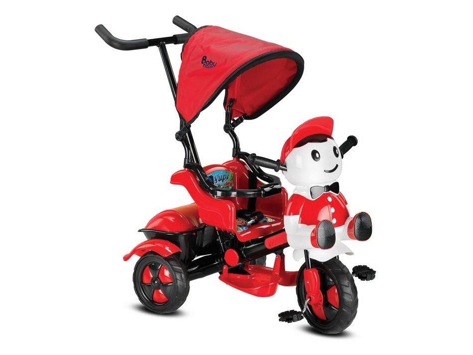 Nessiworld Babyhope 125 Yupi Triycle 3 Wheel Controlled Bicycle Red-Black