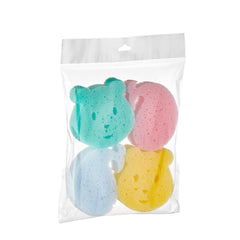 BabyJem 4-Piece Baby Bath Sponge 618