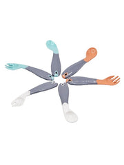 Nessiworld Angled Baby Spoon Fork Set 703 Green