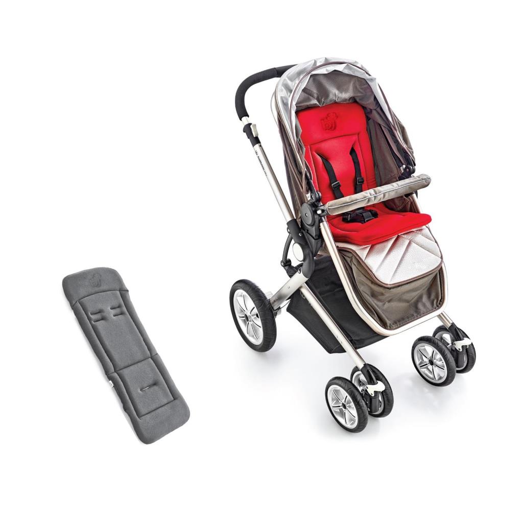 BabyJem Baby Stroller Pushchair Cushion 346 Grey