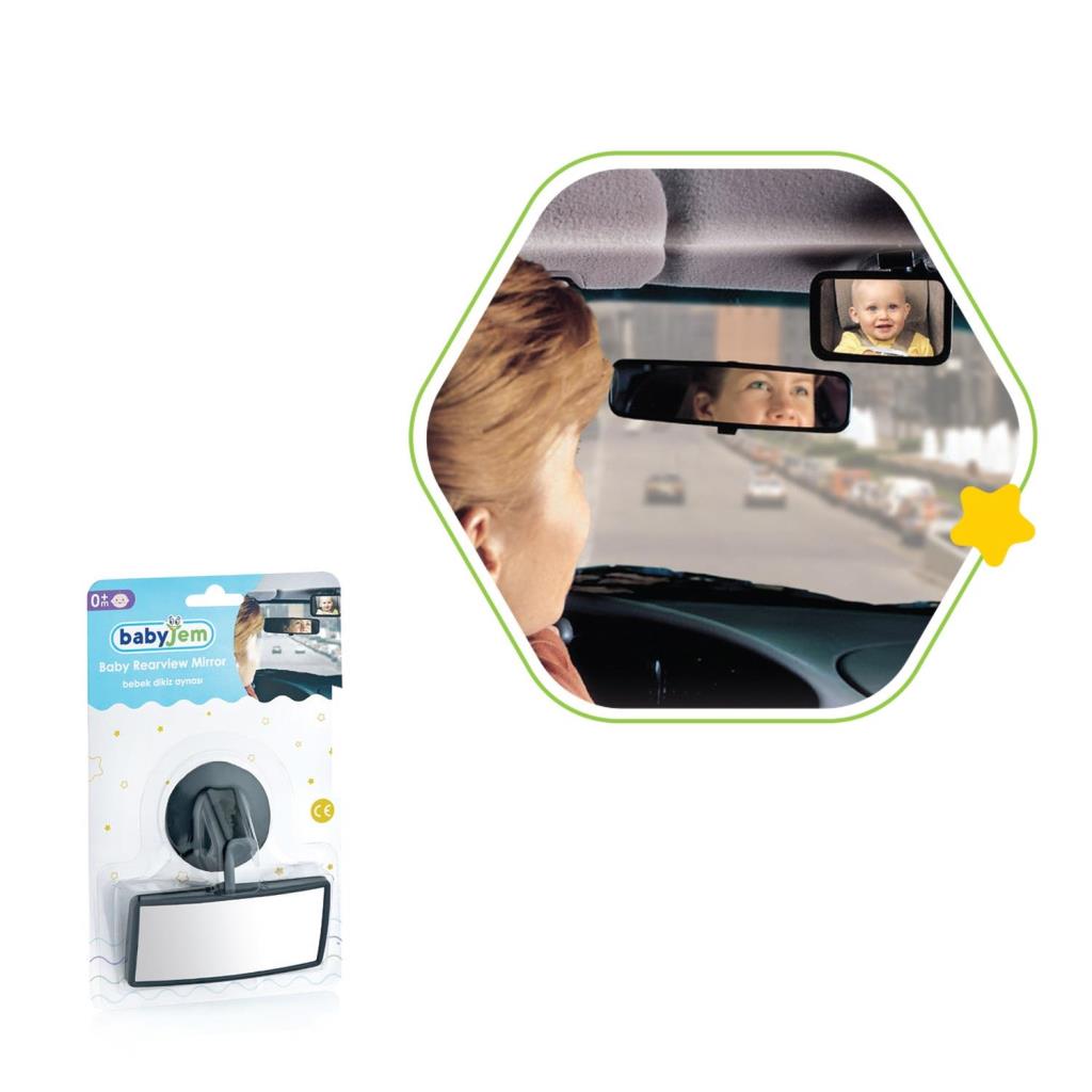 Nessiworld Baby Rearview Mirror 387 Black