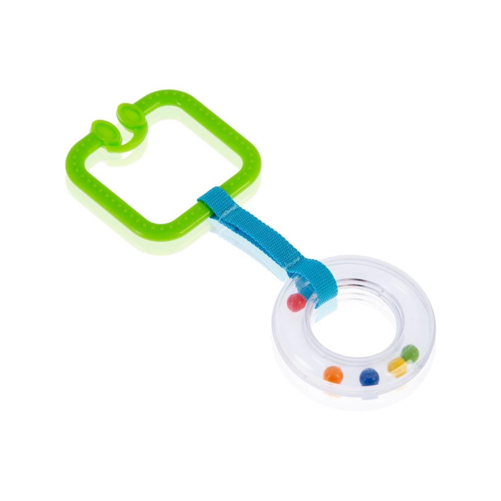 Nessiworld Rattle Stroller Ring 877 Green