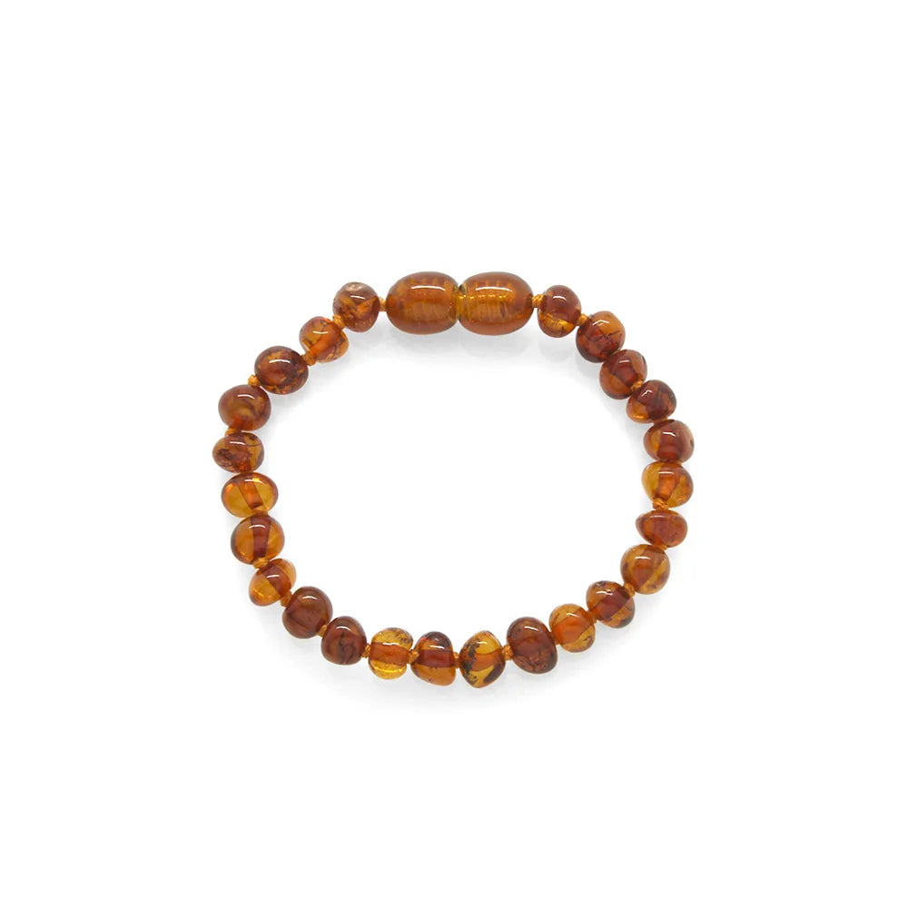 Nessiworld Amber Baby Bracelet 588 Dark Honey