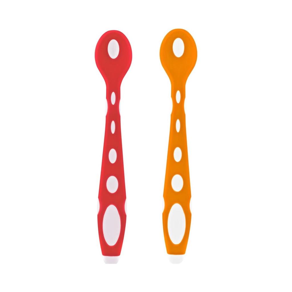 Nessiworld Silicone Feeding Spoon 563 Orange Red