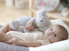 Nessiworld My Sleeping Companion Rabbit Who Can Sit 30 Cm 730 Gray