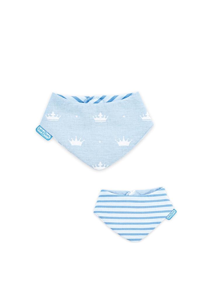 Bavoir écharpe pour nouveau-né Nessiworld 515 Bleu