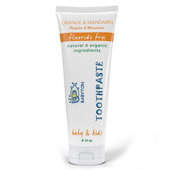 Nessiworld Babyton Organic Natural Orange &amp; Tangerine Flavored Toothpaste 50 Gr