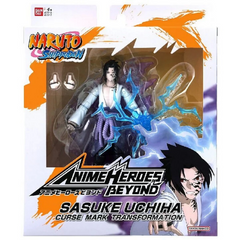 NessiWorld Bandai Anime Heroes Naruto Sasuke Uchiha Figür ve Aksesuar Seti 16 cm