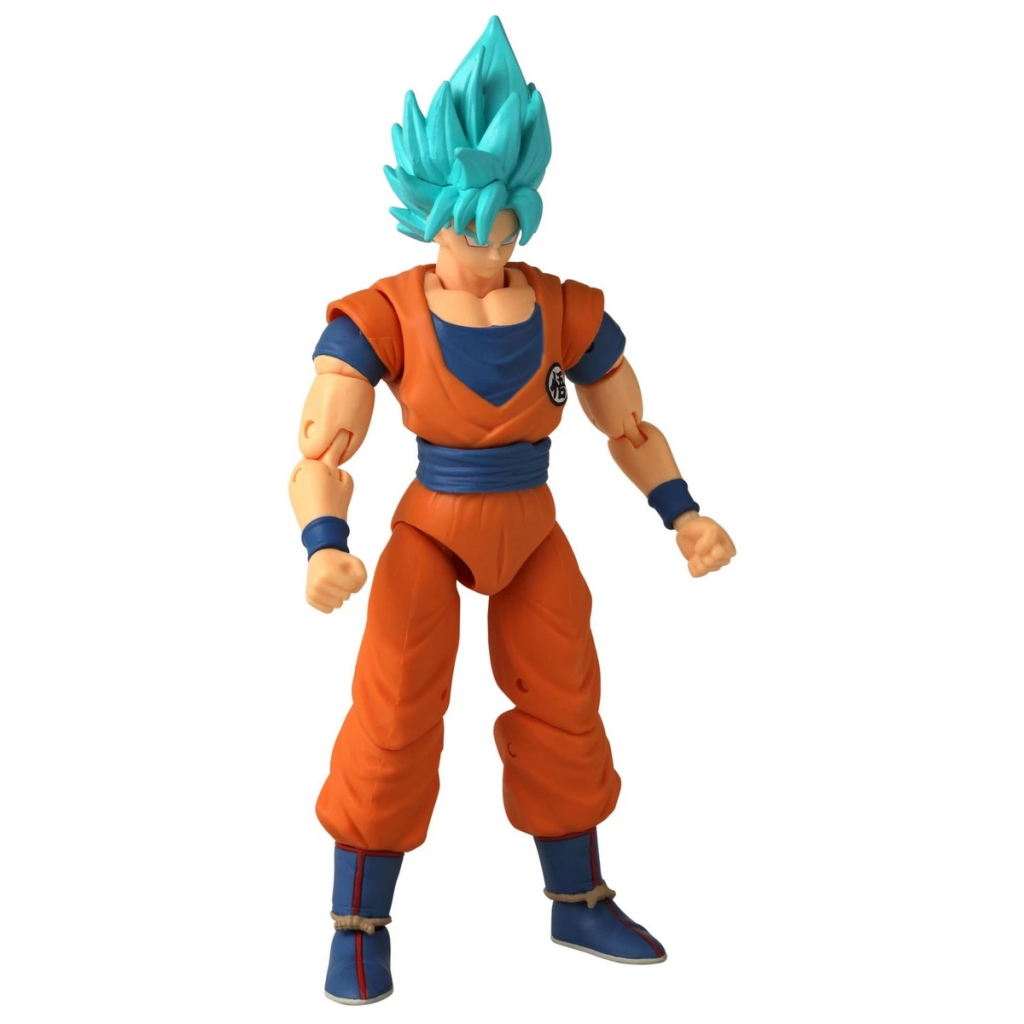 NessiWorld Bandai Dragon Ball Super Saiyan Blue Goku Posable Figure 16 cm