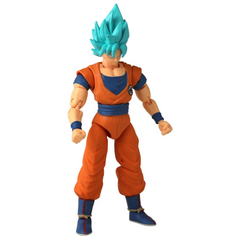 NessiWorld Bandai Dragon Ball Super Saiyan Blue Goku Posable Figure 16 cm