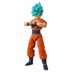 NessiWorld Bandai Dragon Ball Super Saiyan Blue Goku Posable Figure 16 cm