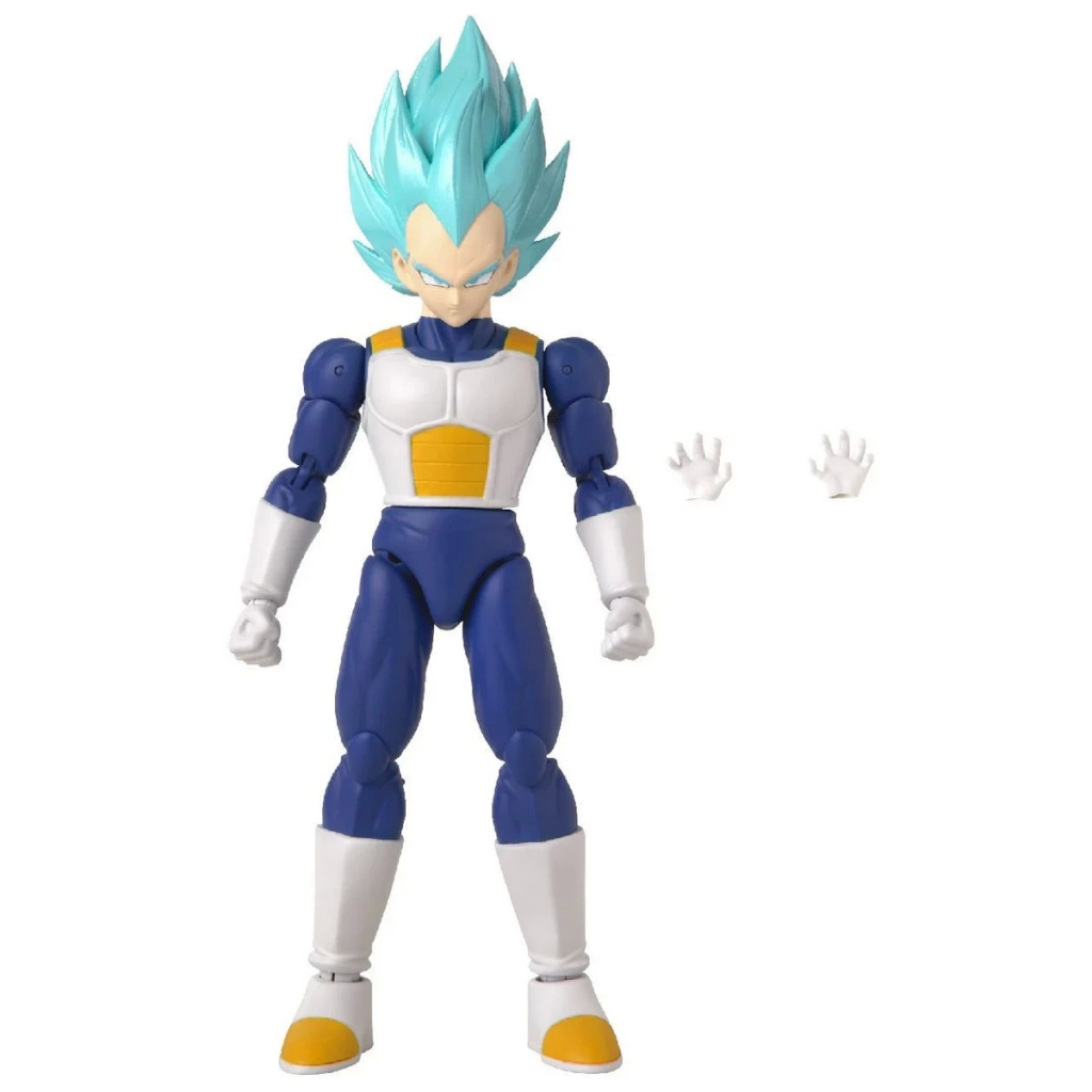 NessiWorld Bandai Dragon Ball Super Saiyan Blue Vegeta Posable Figure 16 cm